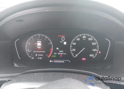 2022 Honda Civic Sport z USA, uszkodzony, nr VIN 2HGFE2F52NH606382